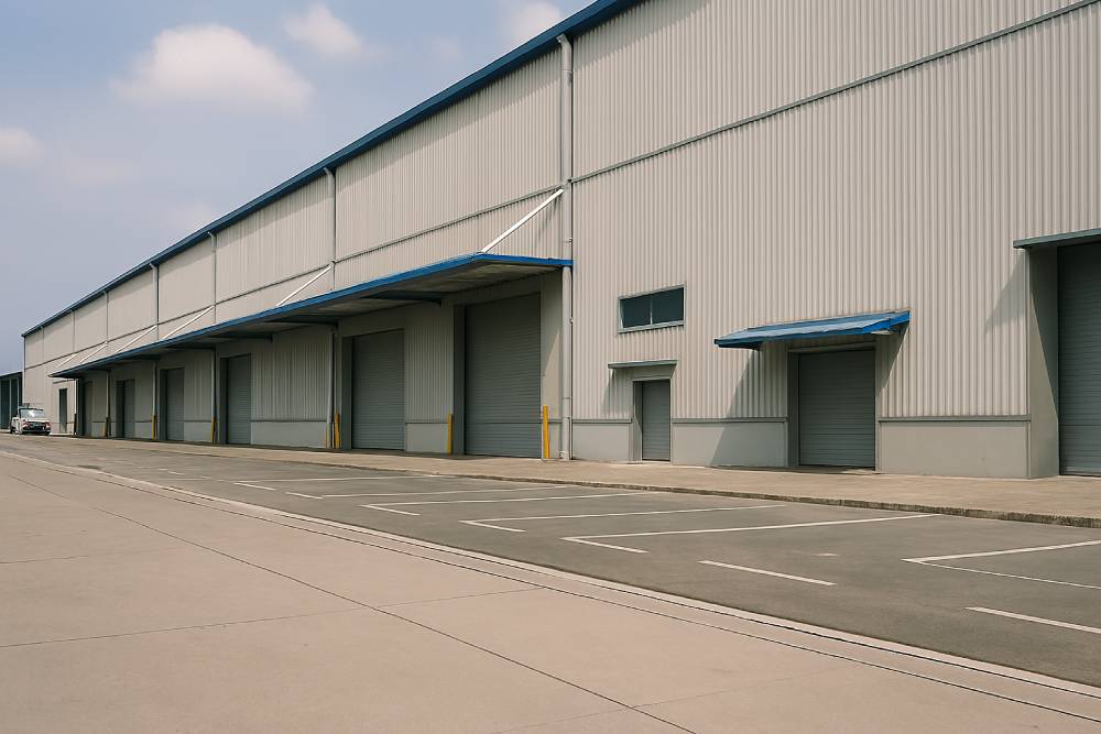 Modern 3-story commercial factory for lease in Bukit Raja, Klang Valley