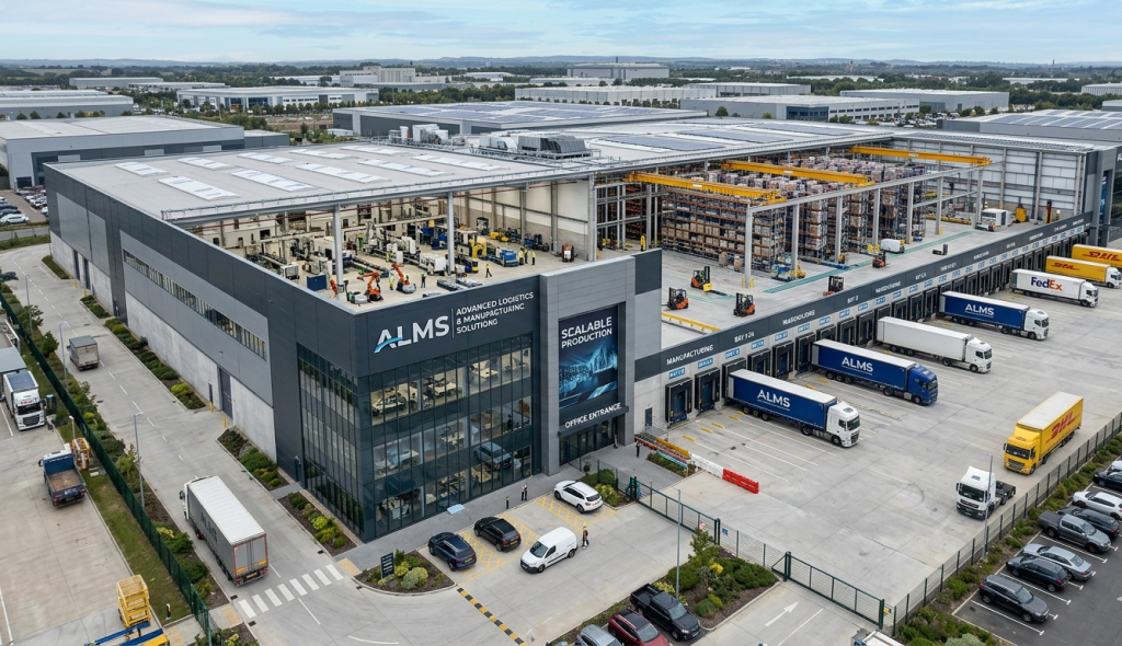 Modern built-to-suit factory designed for industrial efficiency, logistics optimization, and long-term business growth